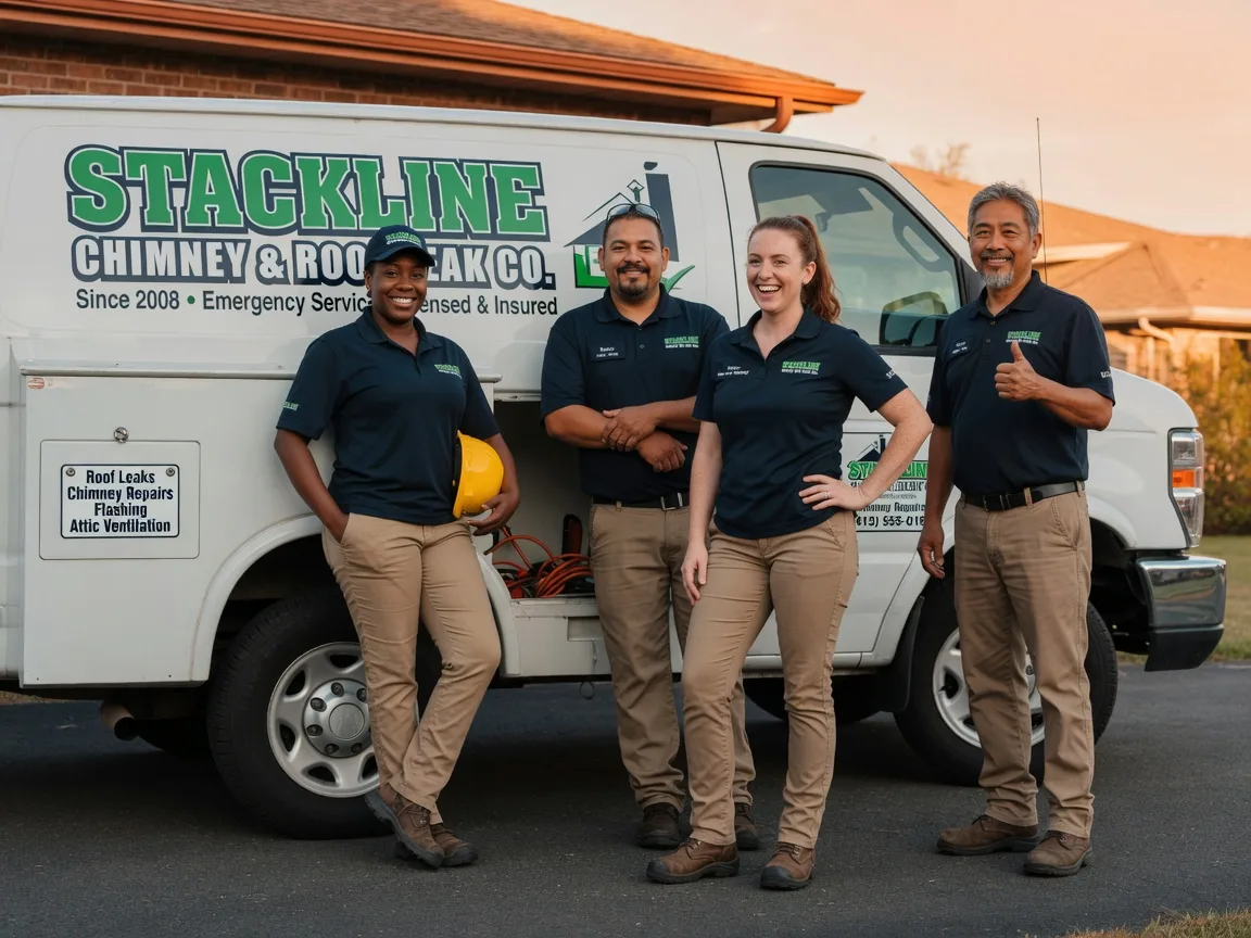 Chimney flashing repair company in Anacoco, LA